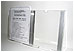 Porte-document, support, jeton, plexiglass, impression numrique