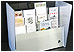 Porte-document, support, jeton, plexiglass, impression numrique